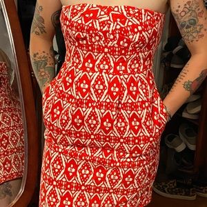 J. Crew Strapless Dress